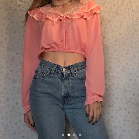 vintage pink top!💓 - Picture 2 of 4